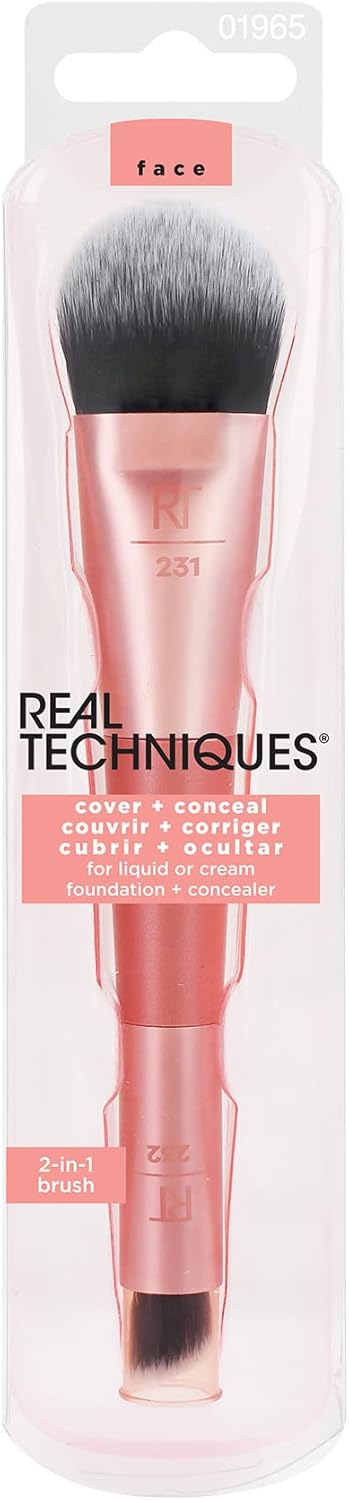 Real Techniques - Pincel Duo Base + Corretivo