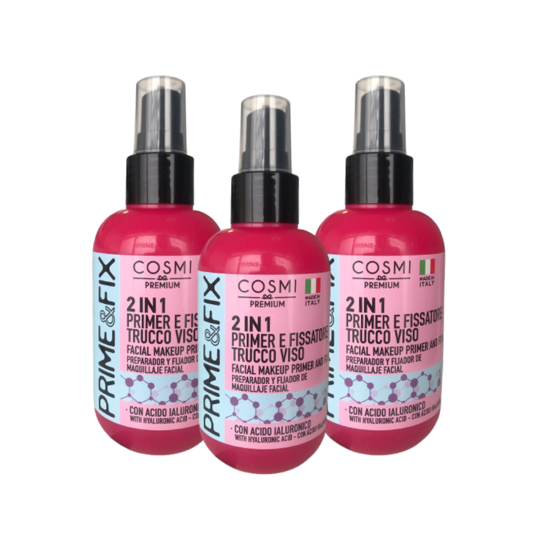 COSMI PRIME & FIX 2 em 1 – Primer e Fixador de Maquilhagem