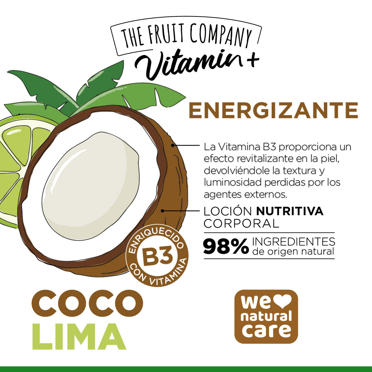 Loção Corporal Coco-Lima Vitamina+
