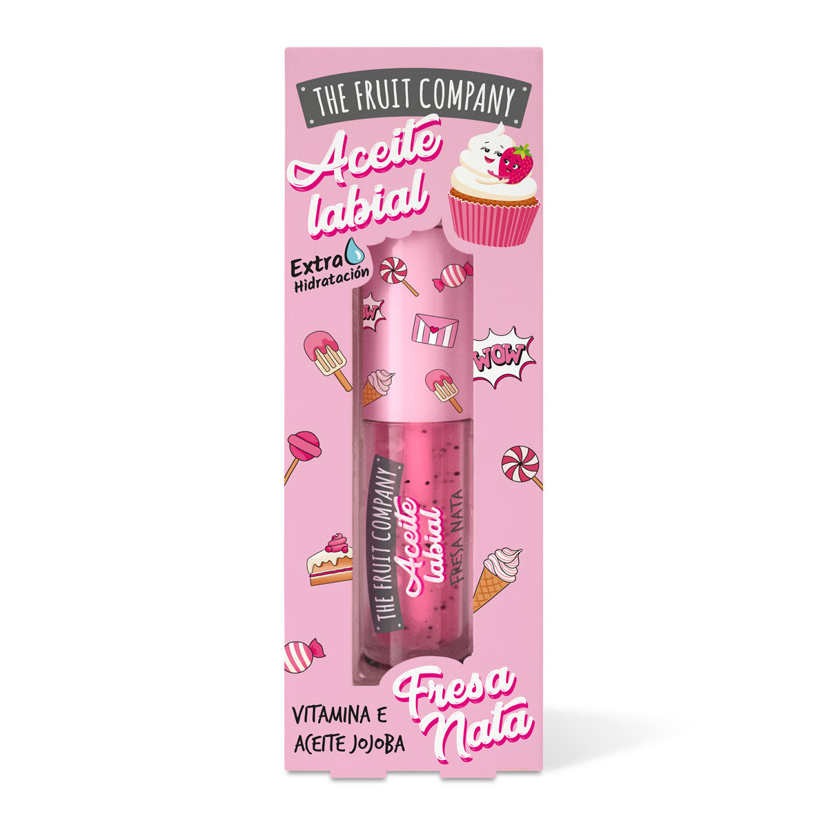 Lip Oil Morango e Nata