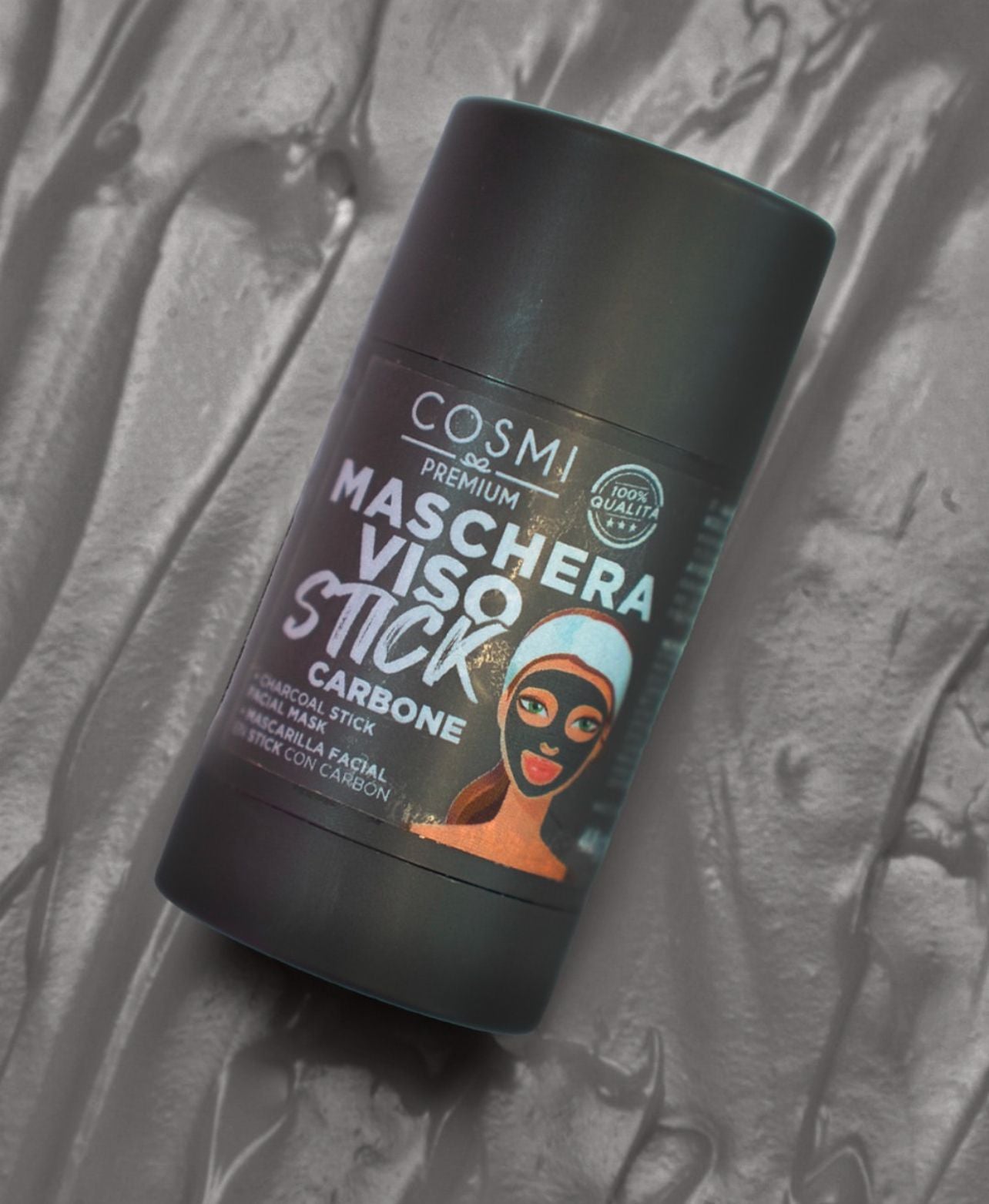Máscara Facial em Stick Carvão