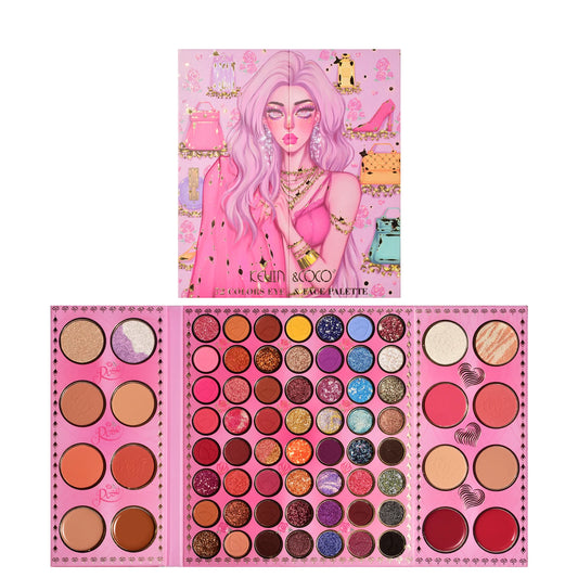 Paleta Fashion Nova Girl de 72 cores