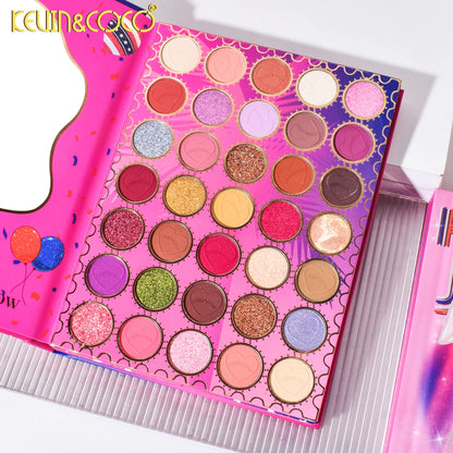 Paleta de sombras Flag Girl de 82 cores
