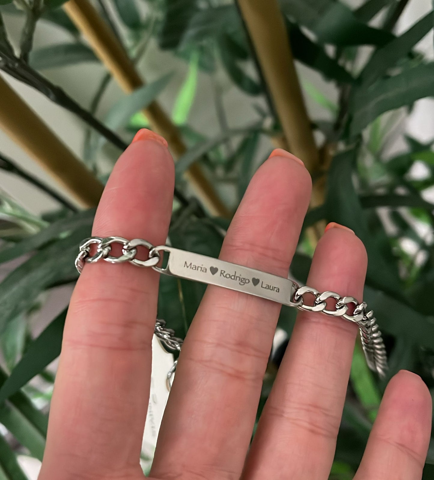 Pulseira Aura - Pulseira Personalizada em Aço Inoxidável