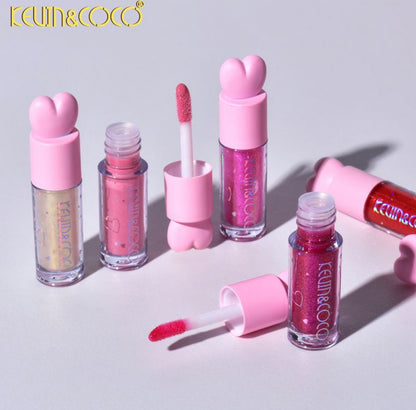 Conjunto de Brilho Labial KEVIN & COCO - 21 Cores Incríveis!