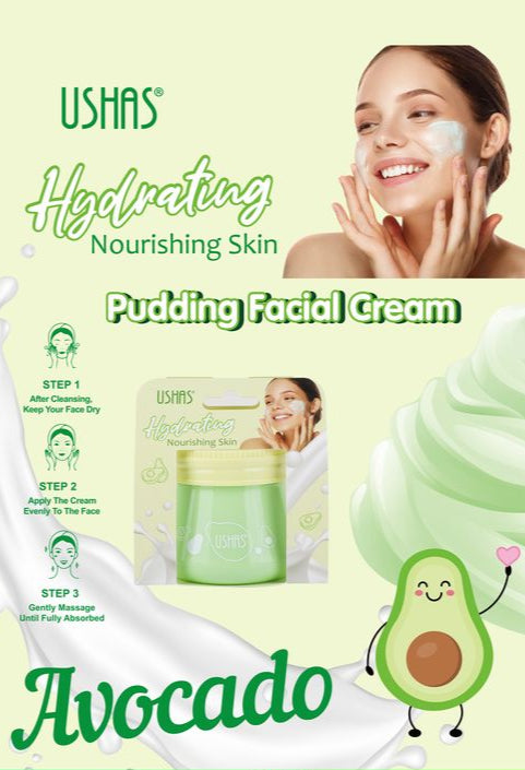 Pudding Facial Cream - Abacate da USHAS
