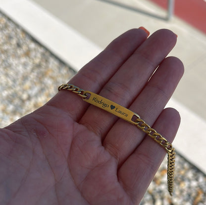 Pulseira Aura - Pulseira Personalizada em Aço Inoxidável