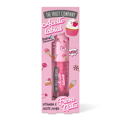 Lip Oil Morango e Nata