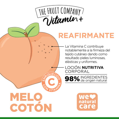 Loção Corporal Vitamin+ Pêssego